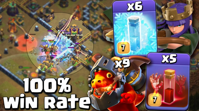 MELTS Th14 Bases with 100% Win Rate Dominating Inferno + Skeleton Strategy - 2021 | Clash Of Clans