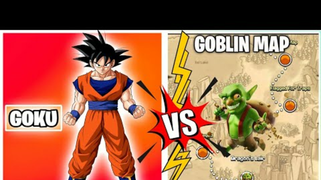 3 Star Challenge | Goku Vs Goblin Map On Coc | Clash Of Clans | Goblin Map Tournament |