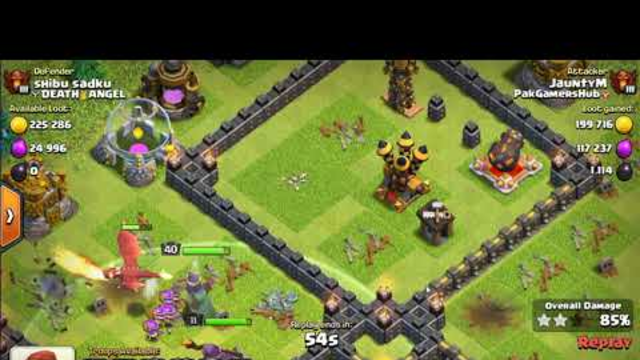 Perfect Victory with Level 7 Dragons and Archer Queen - Clash of Clans