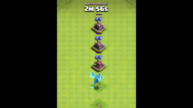 Electro Dragon VS All Level Air Bombs - Clash of clans