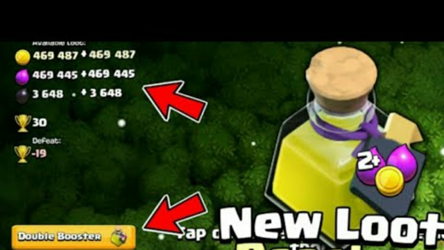 Double loot booster portion upcoming in clash of clans || New magic item concept in clash of clans