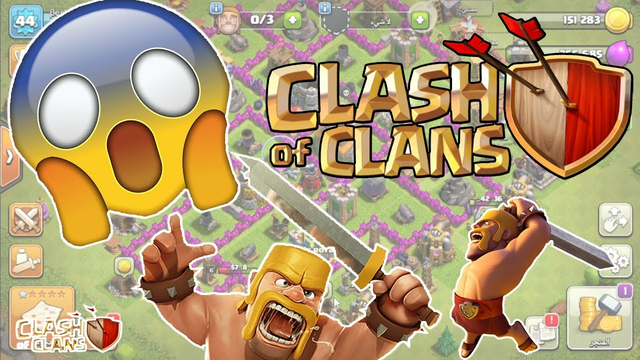 New in Clash of Clans - Strong battle in the village of the night - Victory with only 32/100