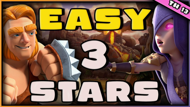 EASY TH13 strategy | Super Giant Witch attack in Clash of Clans