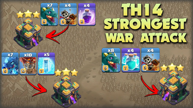 How to Dominate Every WAR! Most Used 3 Stars War Attack Strategies - Clash Of Clans