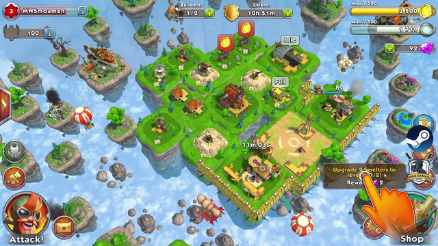 A New Game Like Clash Of Clans on steam | Sky Clash: Lords of Clans 3D