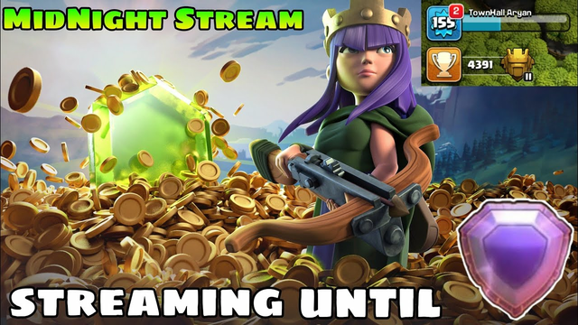 Full Night Stream Clash Of Clans Live Th11 Push To Legend League Today Itself