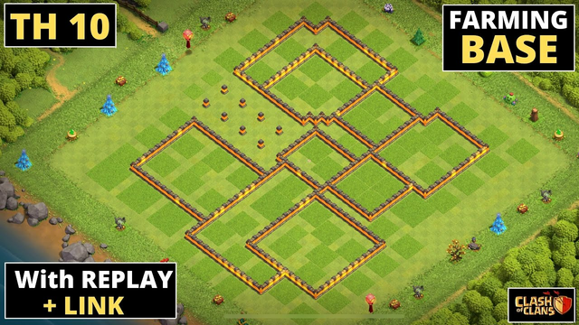 Best TH10 FARMING Base 2021| With REPLAY and COPY LINK | Clash of Clans