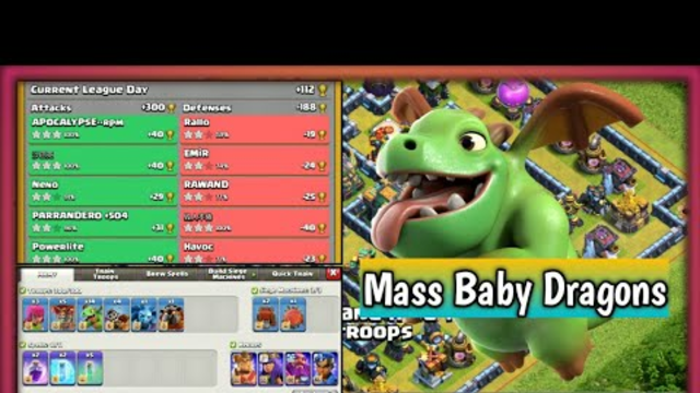 Blizzard + Mass Baby Dragons! TH14 Legend Attacks Live Recordings! Clash of Clans!