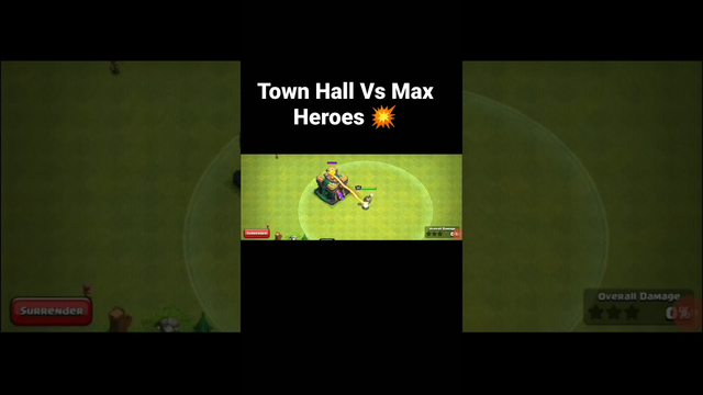Town Hall 14 Vs Max Heroes | Clash of clans #shorts #clashofclans