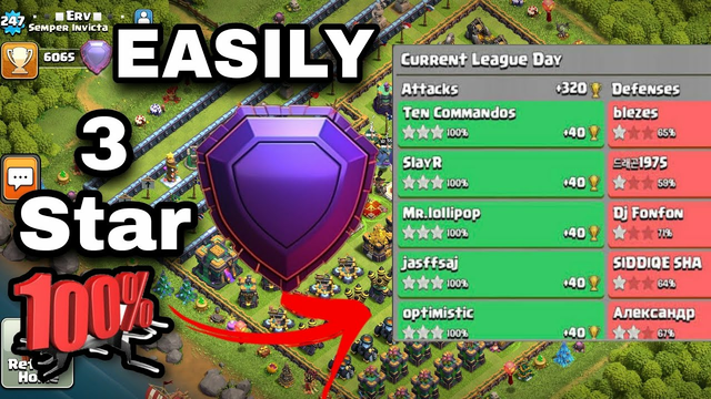 Only 3 star || th14 best/easy attack strategy || clash of clans town hall 14