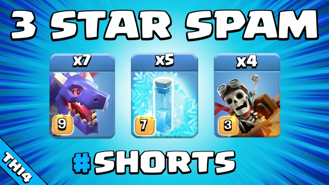 NEW TH14 SHORT VIDEOS!!! TH14 Attack Strategy | Clash of Clans #Shorts