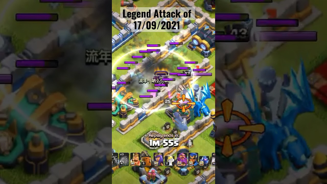 Legend Attack of 17/09/2021 in Clash Of Clans Game.Enjoy!