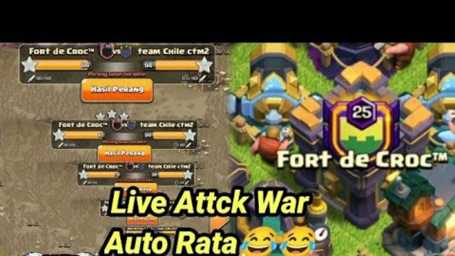 Live Attack war Clash Of Clans