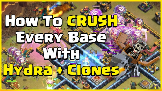 How To CRUSH Every Base With Hydra + Clone Spells! - Clash of Clans