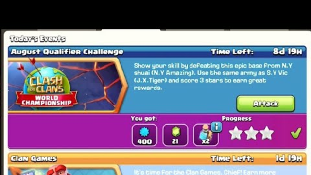 Supercell Gave us Impossible Challenge - August Qualifier Challenge Clash of clans