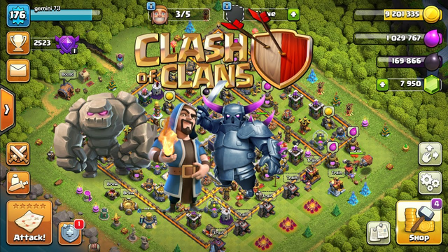 CLASH OF CLANS GOWIPE ATTACK, PLENTY OF LOOTS ON THIS RAID