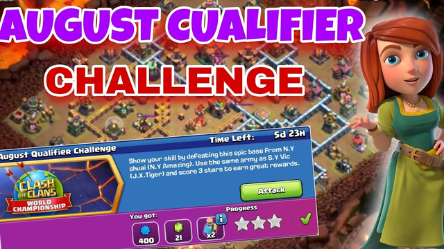 Impossible!! August Qualifier Challenge | clash with m shahab | clash of clans