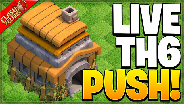 Live TH6 Pushing and Live Legends Hits on my Main! (Clash of Clans)