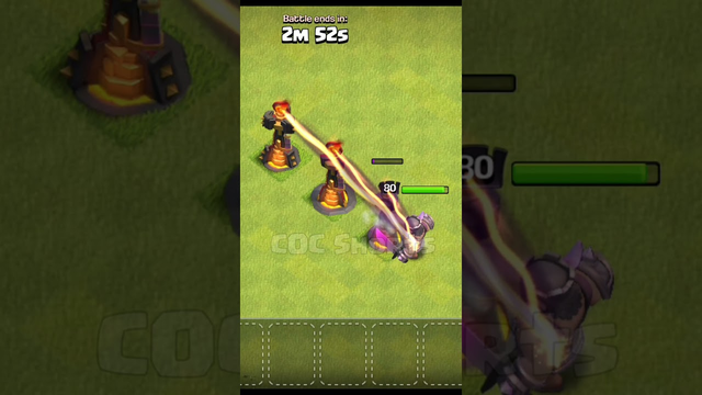 Inferno Tower vs King Clash of Clans #Shorts #cocshorts