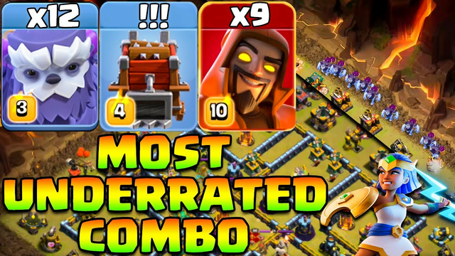 Most Underrated Combo ! Th14 Attack Strategy 2021 Clash Of Clans - 12 Yeti + 9 Super Wizard