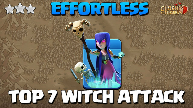 TOP 7 Effortless 3 Stars! TH12 Zap Quake Witch | The Easiest TH12 Attack Strategy in Clash of Clans