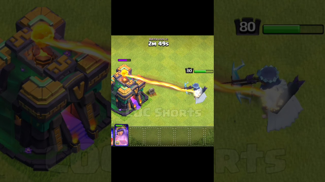 TH 14 vs Archer Queen Clash of Clans #Shorts #cocshorts