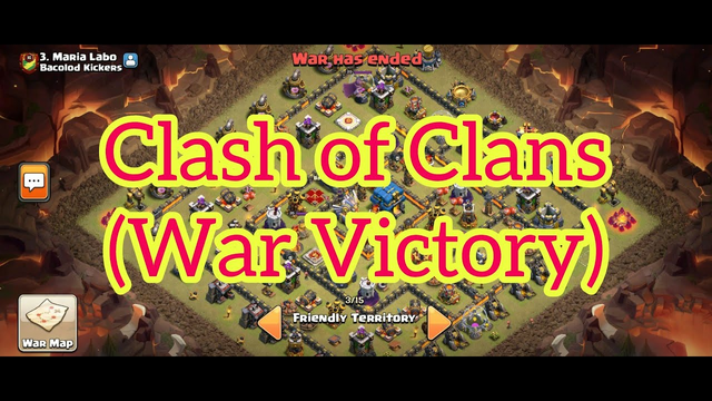 Clash of Clans..TH12.. War Victory.