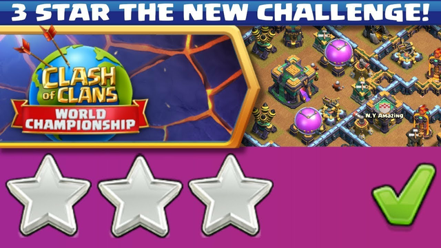 Easy 3 Star the August Qualifier Challenge (Clash of Clans) COC