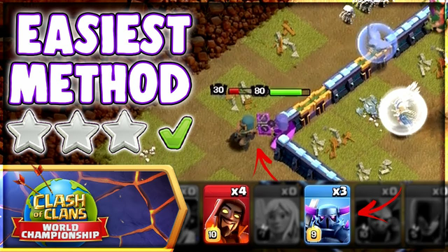 Easiest Method to 3 Star August Qualifier Challenge | Clash of Clans