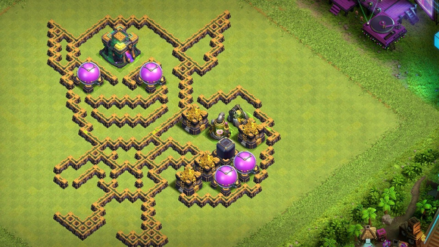 The Globin Looking base ! (Clash of Clans)