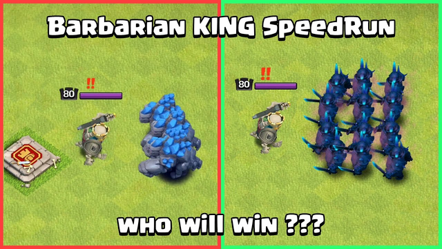 Barbarian KING SPEEDRUN | Clash of Clans