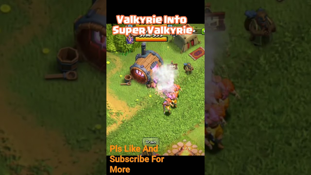Valkyrie Transforms Into Super Valkyrie/Clash Of Clans Animation #shorts  #cocshorts  #clashofclans
