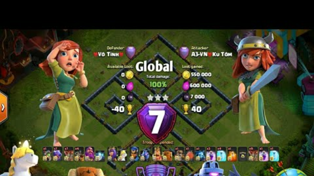 Top 7 in (GLOBAL) attack strategy for push cups. #clashofclans #supercell #mobilegaming