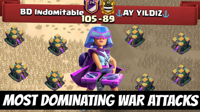 Th14 Most Strongest War Attacks! 40 VS 40 Classic War Raid Strategies You can Use! - Clash Of Clans