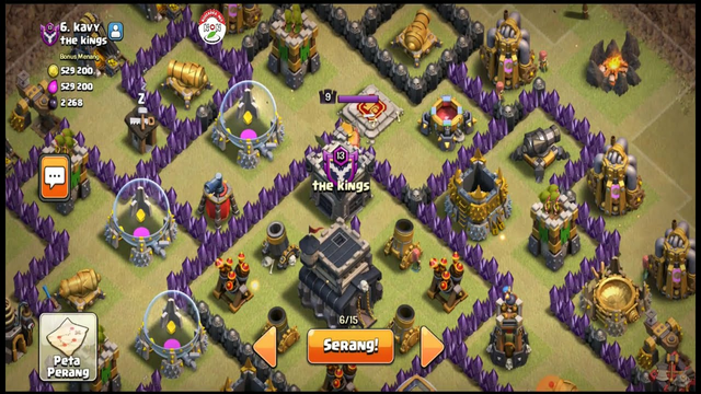 Clash Of Clans - Clan War VS The Kings Kavy