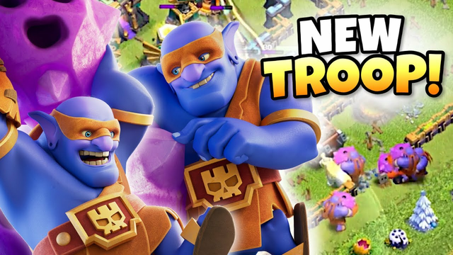 NEW TROOP - SUPER BOWLERS with TRIPLE Bounce Boulders! Clash of Clans
