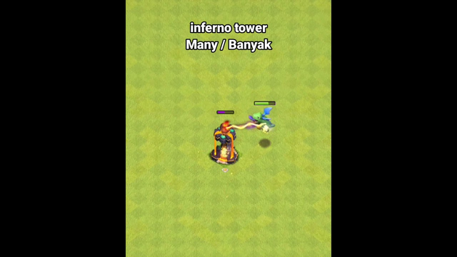 test Inferno Tower Many and Single Max VS Baby Dragon Max | clash of clans #shorts