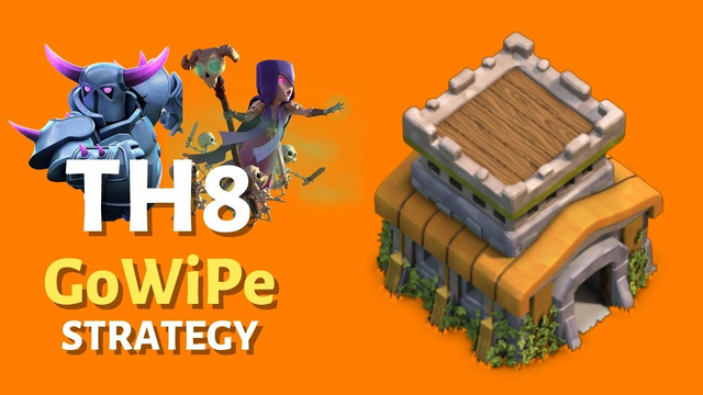 TH8 GoWiPe Attack Strategy 3 Star in Clash of Clans