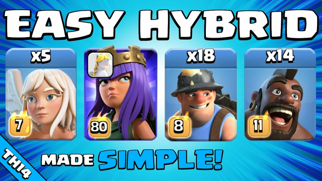 NEW UPDATE = TH14 HYBRID IS OP AGAIN! TH14 Attack Strategy | Clash of Clans