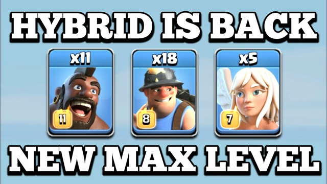 Hybrid is Back !! New Th14 Hog Miner Hybrid Attack | Best Th14 Attack Strategy Clash of Clans Update