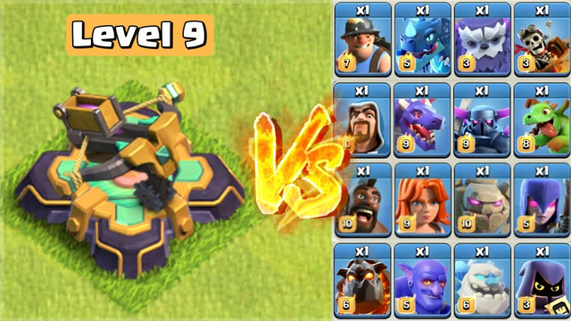 New X-Bow vs All Troops - Clash of Clans