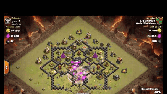 clash of clans best attack town hall 9 2016
