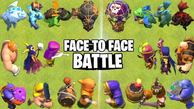 Face To Face 1 VS 1 Battle In Clash  of clans