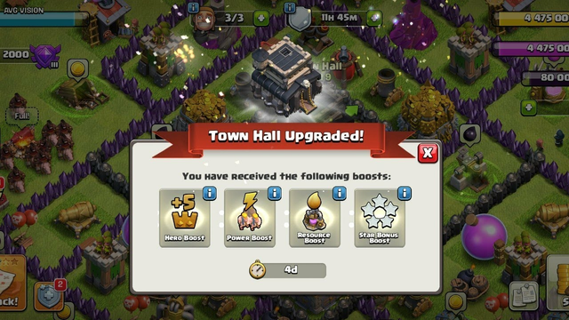 town hall level 9 clash of clans