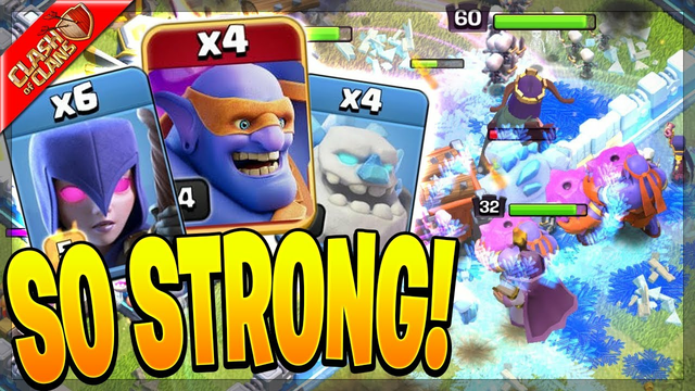 ADDING SUPER BOWLERS TO MY FAVORITE CLASH OF CLANS ATTACK!