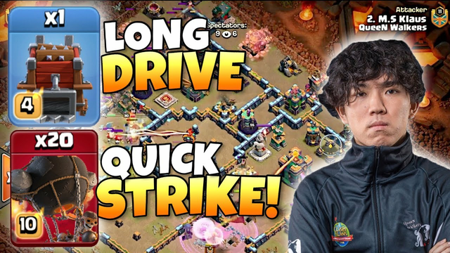 Is there ANYTHING Klaus can't DO?! Mass Rocket Loons from the MASTER! Clash of Clans eSports