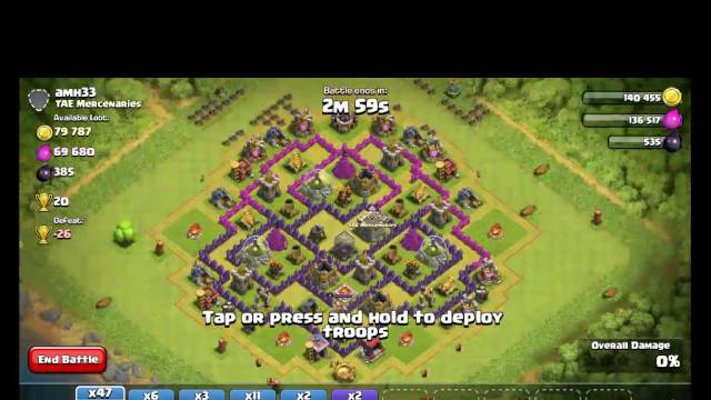 Playing clash of clans part 3