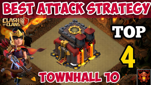 Top 4 Best Attack strategy of Townhall 10 , Townhall 10 Best attack strategy Clash of clans Tamil