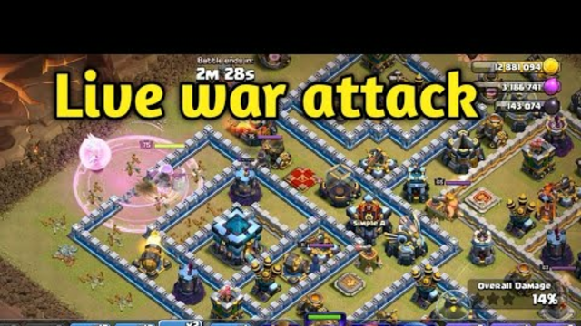 Clan war attack replay | clash with leo | clash of clans malayalam