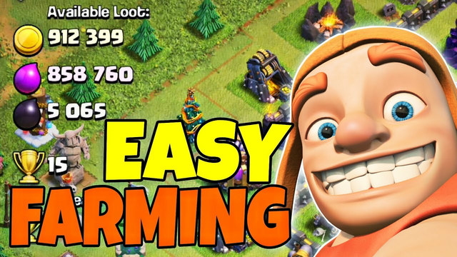 EASY TH9 FARMING ATTACK STRATEGY | CLASH OF CLANS | FIX THAT RUSH |